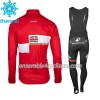 Tenue Maillot M/L + Collant à Bretelles 2017 Lotto Soudal Hiver Thermal Fleece N001